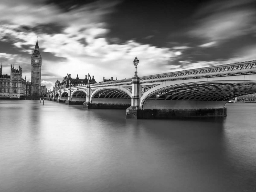 Westminster bridge with Big Ben, London, UK art print by Assaf Frank for $57.95 CAD