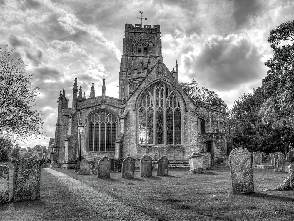 Old church in Northleach town-Cotswolds-UK art print by Assaf Frank for $57.95 CAD