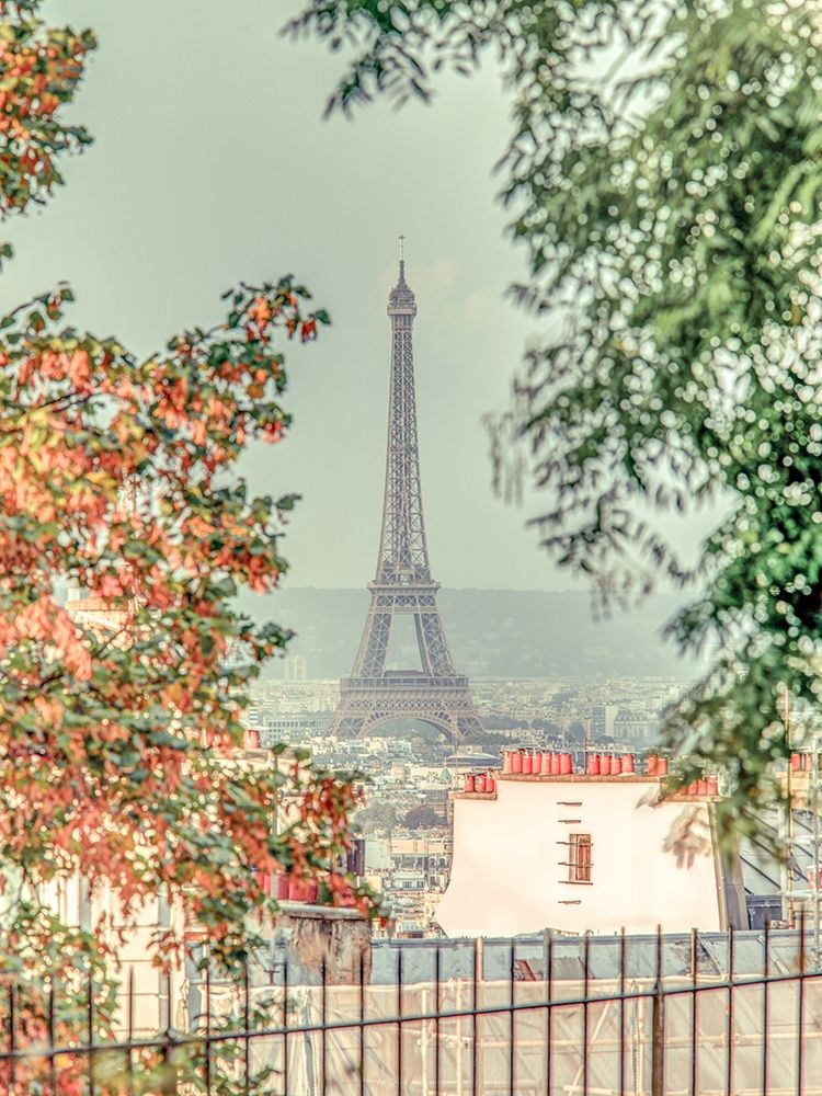 View of the Eiffel tower from Monmartre-Paris art print by Assaf Frank for $57.95 CAD