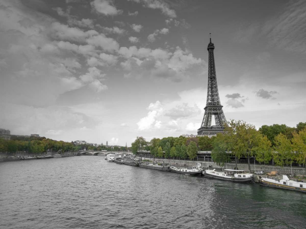 River Seine and Eiffel tower, Paris, France art print by Assaf Frank for $57.95 CAD