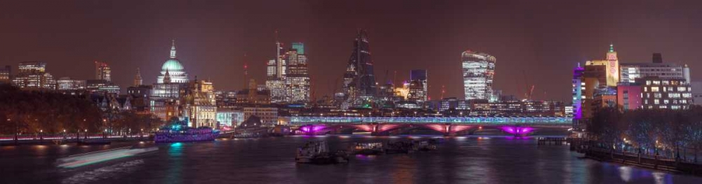 Panoramic view of London skyline art print by Assaf Frank for $57.95 CAD