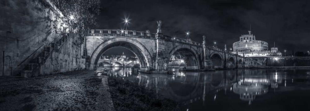 View of Castle St Angelo in Rome, Italy art print by Assaf Frank for $57.95 CAD