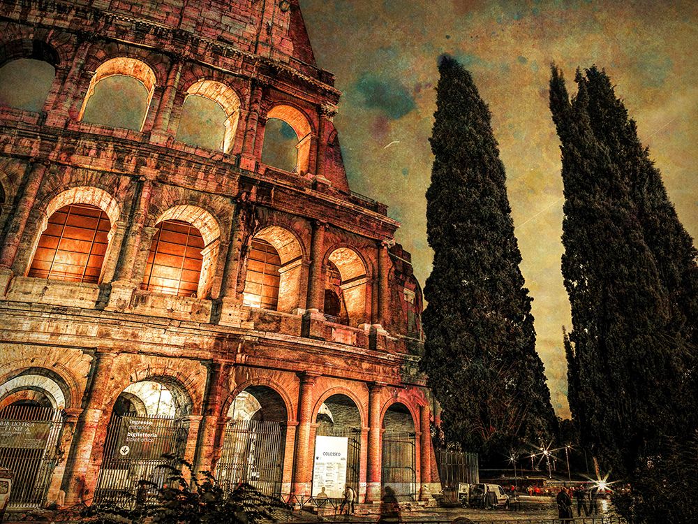 Famous Colosseum in Rome, Italy art print by Assaf Frank for $57.95 CAD