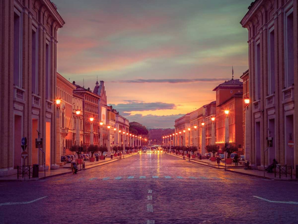St. Peters Square at the Vatican City, Rome, Italy art print by Assaf Frank for $57.95 CAD