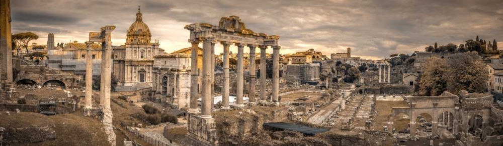Ruins of the Roman Forum, Rome, Italy art print by Assaf Frank for $57.95 CAD