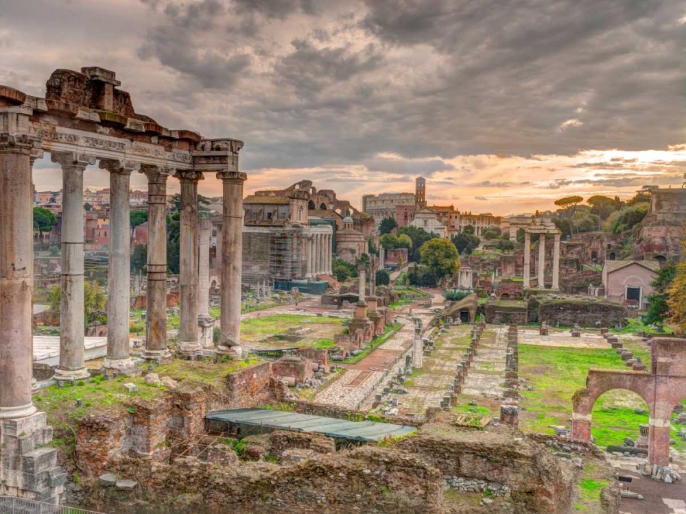 Ruins of the Roman Forum, Rome, Italy art print by Assaf Frank for $57.95 CAD