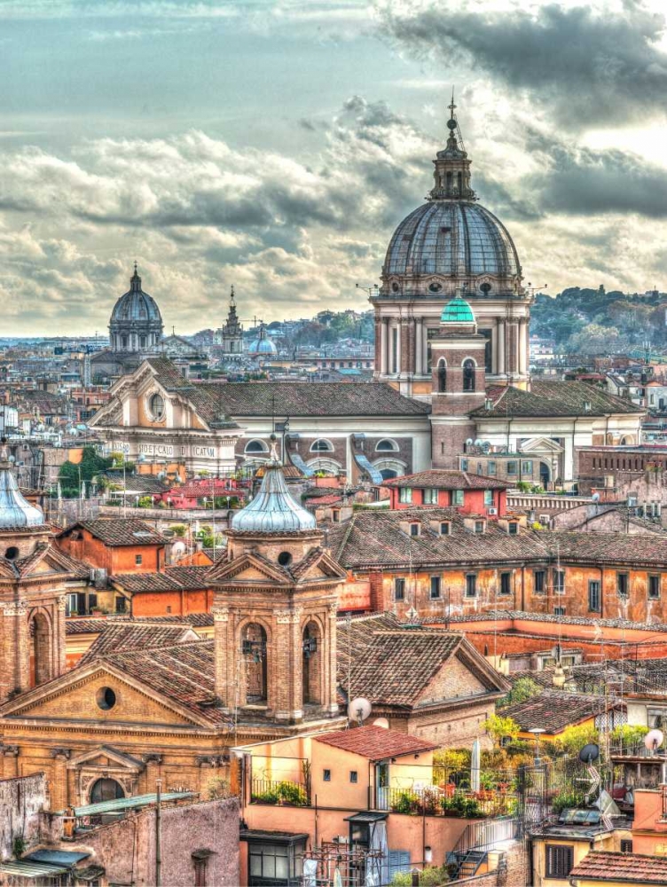 Vatican city with St. Peters Basilica, Rome, Italy art print by Assaf Frank for $57.95 CAD
