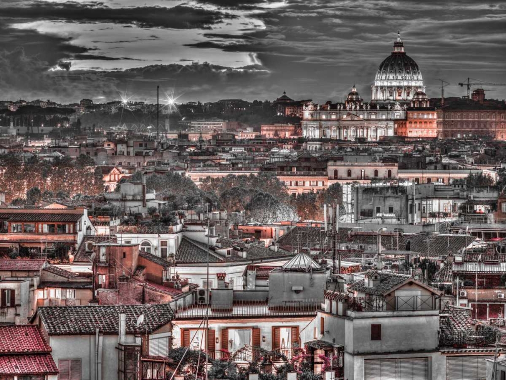 Vatican city with St. Peters Basilica, Rome, Italy art print by Assaf Frank for $57.95 CAD