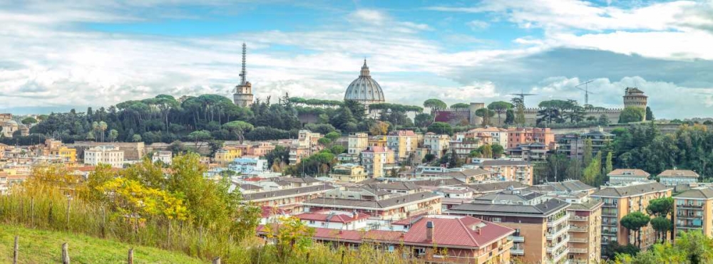 Vatican city and St. Peters Basilica, Rome, Italy art print by Assaf Frank for $57.95 CAD