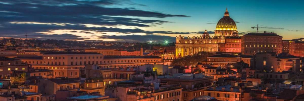 Vatican city with St. Peters Basilica, Rome, Italy art print by Assaf Frank for $57.95 CAD