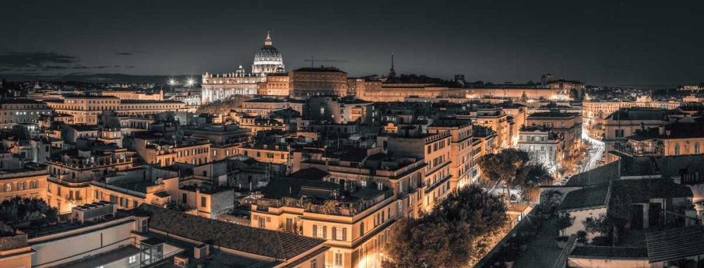Vatican city with St. Peters Basilica, Rome, Italy art print by Assaf Frank for $57.95 CAD