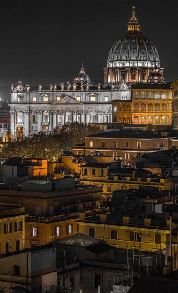 Vatican city with St. Peters Basilica, Rome, Italy art print by Assaf Frank for $57.95 CAD