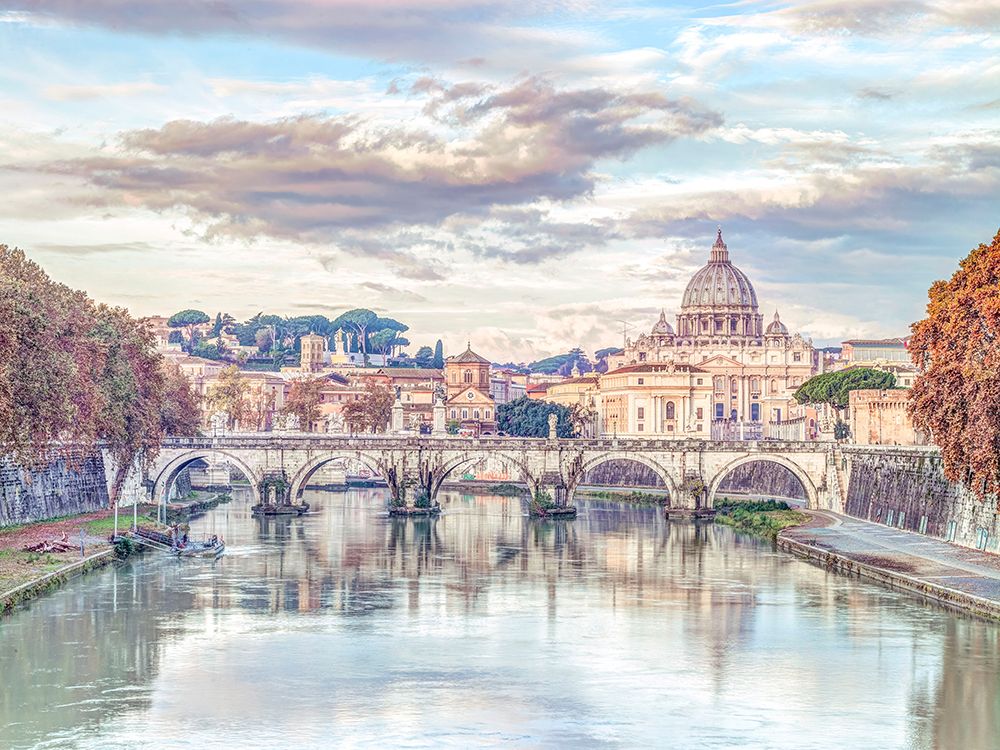 View of Basilica di San Pietro in Vatican, Rome, Italy art print by Assaf Frank for $57.95 CAD