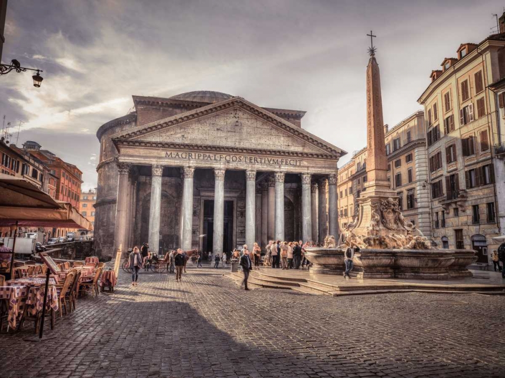Pantheon in Rome, Italy art print by Assaf Frank for $57.95 CAD