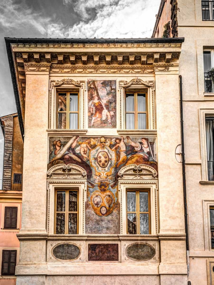 Architectural Feature of old building in Rome art print by Assaf Frank for $57.95 CAD