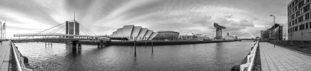 View along the river Clyde, Glasgow, FTBR-1814 art print by Assaf Frank for $57.95 CAD