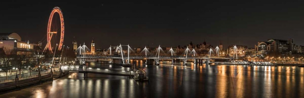 London cityscape over river Thames art print by Assaf Frank for $57.95 CAD