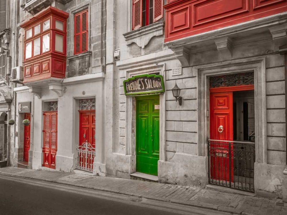 Traditional maltese house in Birgu, Malta art print by Assaf Frank for $57.95 CAD