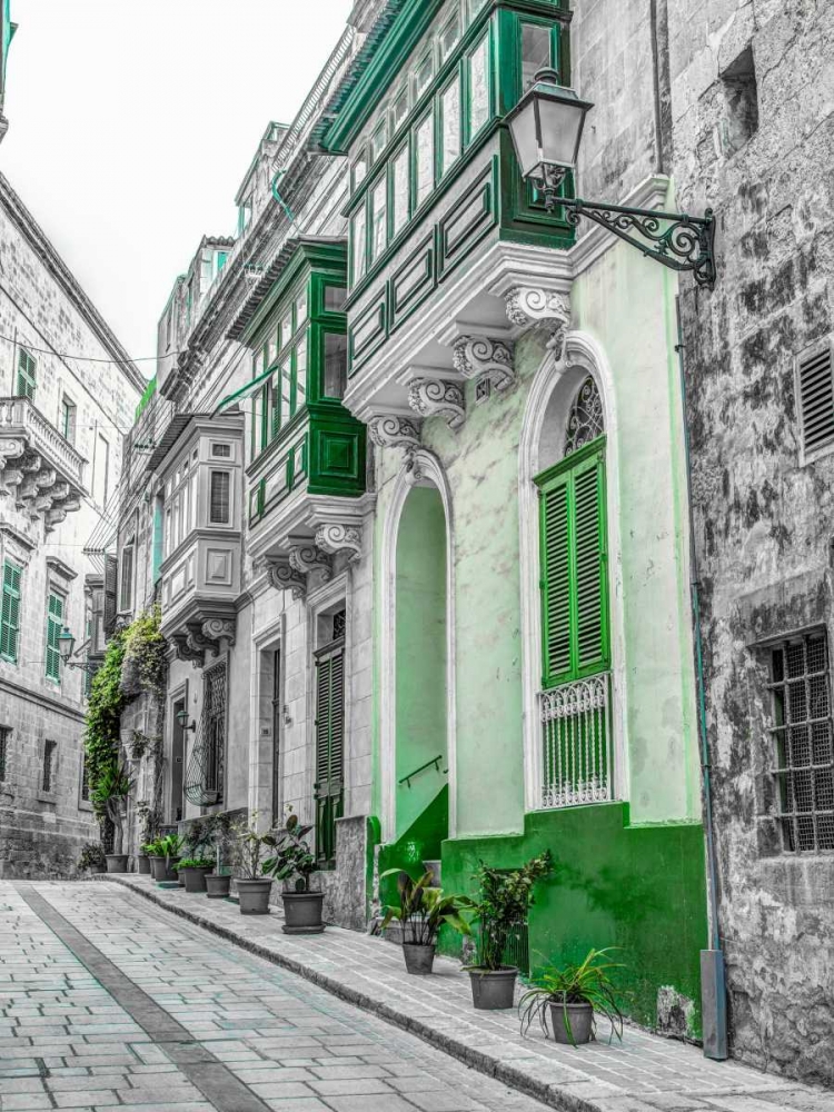 Traditional maltese houses in Birgu, Malta art print by Assaf Frank for $57.95 CAD