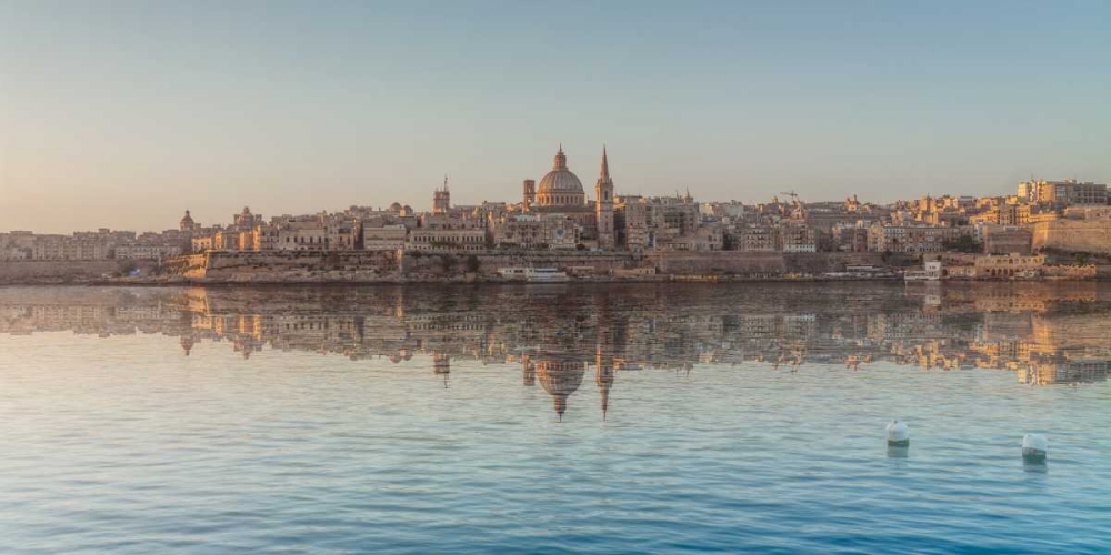 The harbour and St. Pauls Anglican Cathedral at Valletta, Malta art print by Assaf Frank for $57.95 CAD