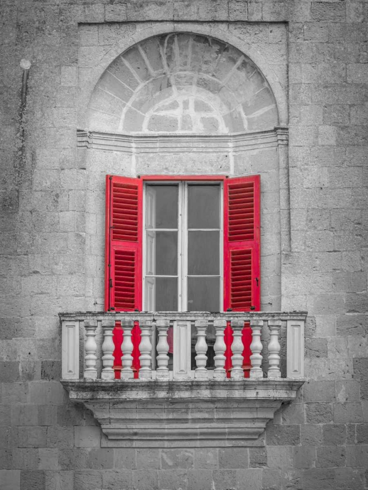 Traditional Maltese balcony, Mdina, Malta art print by Assaf Frank for $57.95 CAD