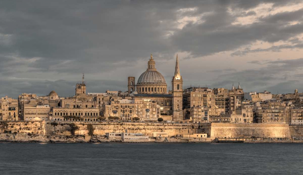 St Pauls Cathedral and Carmelite church at Valetta, Malta art print by Assaf Frank for $57.95 CAD