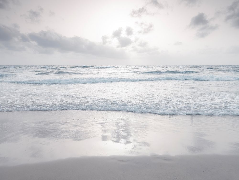 Tranquil beach with cloudscape art print by Assaf Frank for $57.95 CAD