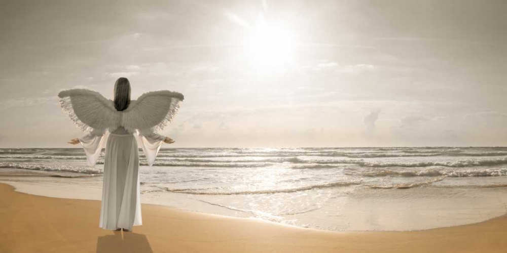 Angle on a beautiful beach art print by Assaf Frank for $57.95 CAD