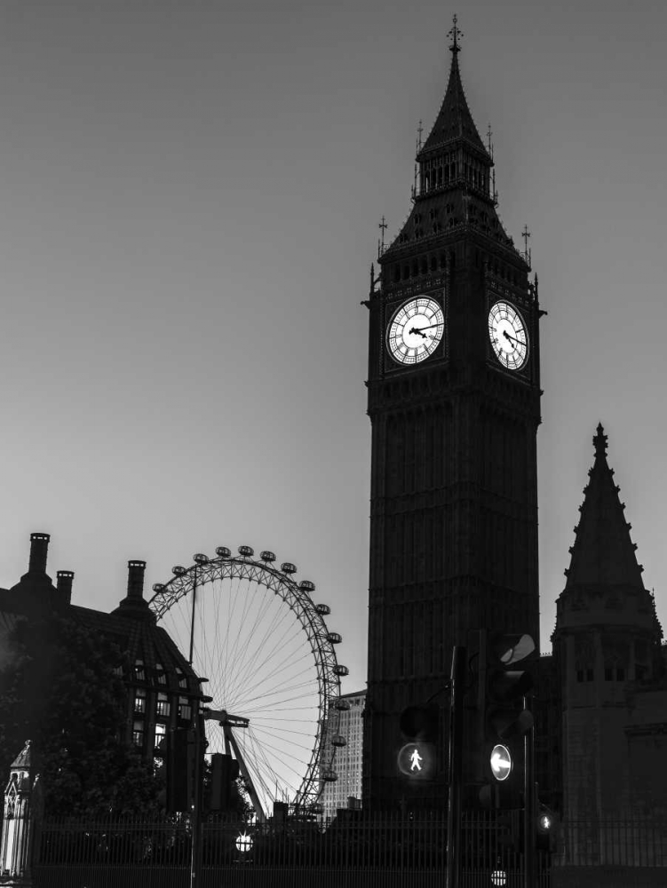 View of Big Ben from street, London, UK art print by Assaf Frank for $57.95 CAD