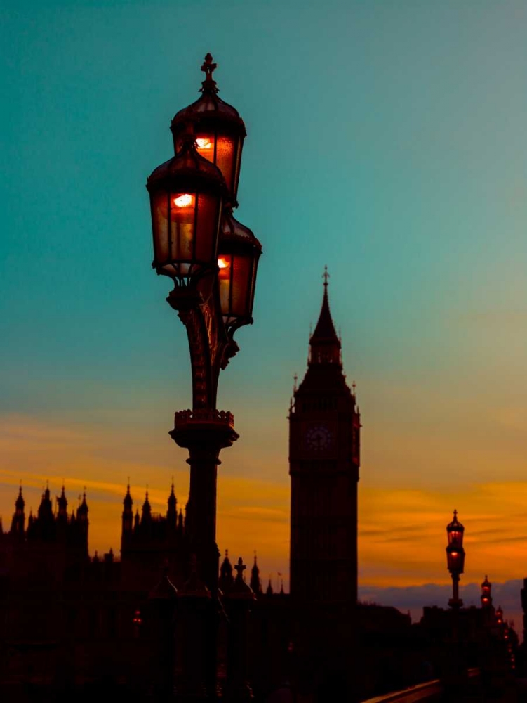 Street lamp with Big Ben, London, UK art print by Assaf Frank for $57.95 CAD