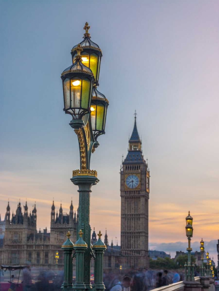 Street lamp with Big Ben, London, UK, FTBR-1919 art print by Assaf Frank for $57.95 CAD