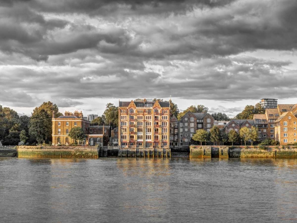 London skyline over river Thames, UK art print by Assaf Frank for $57.95 CAD