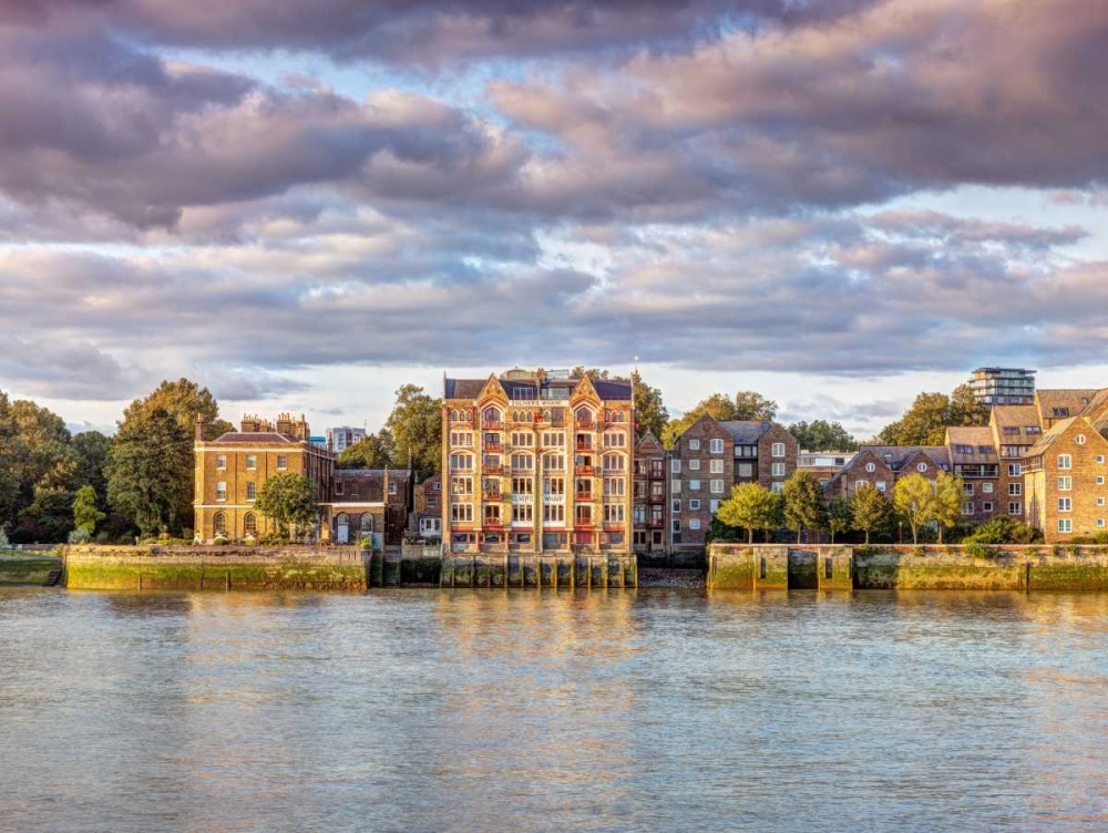 London skyline over river Thames, UK art print by Assaf Frank for $57.95 CAD