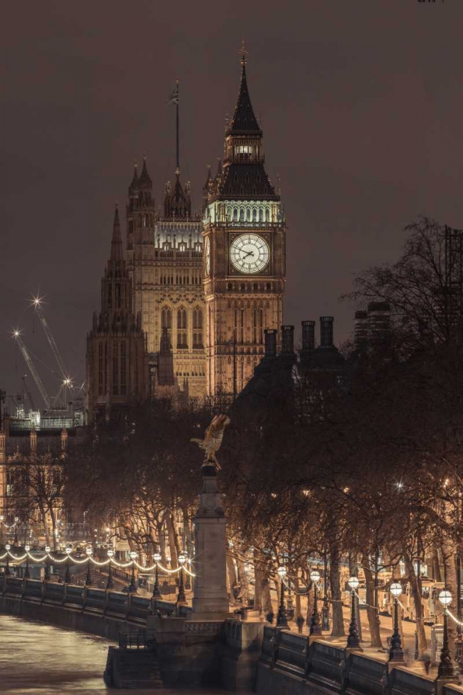 Evening view of Big Ben, London, UK, FTBR-1832 art print by Assaf Frank for $57.95 CAD
