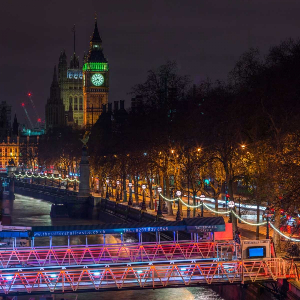 Evening view of Big Ben, London, UK art print by Assaf Frank for $57.95 CAD