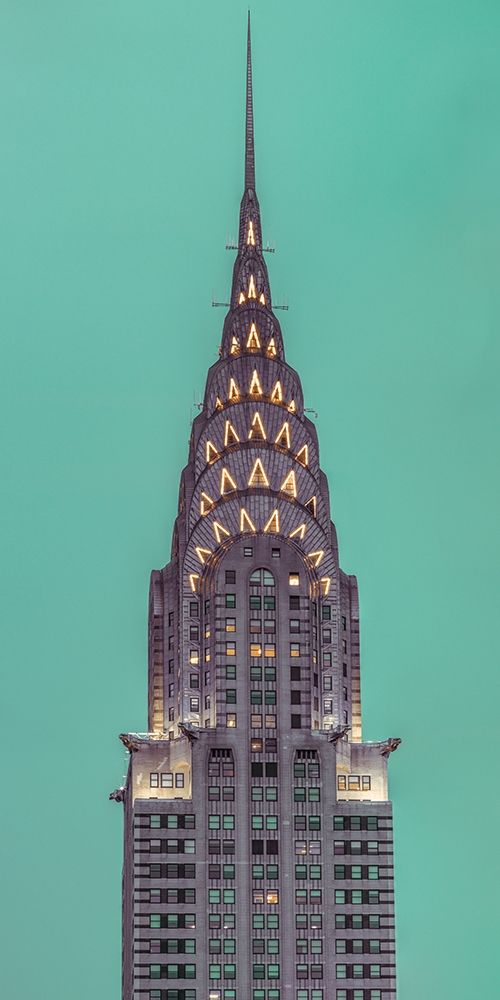 Chrysler Building in New York city art print by Assaf Frank for $57.95 CAD