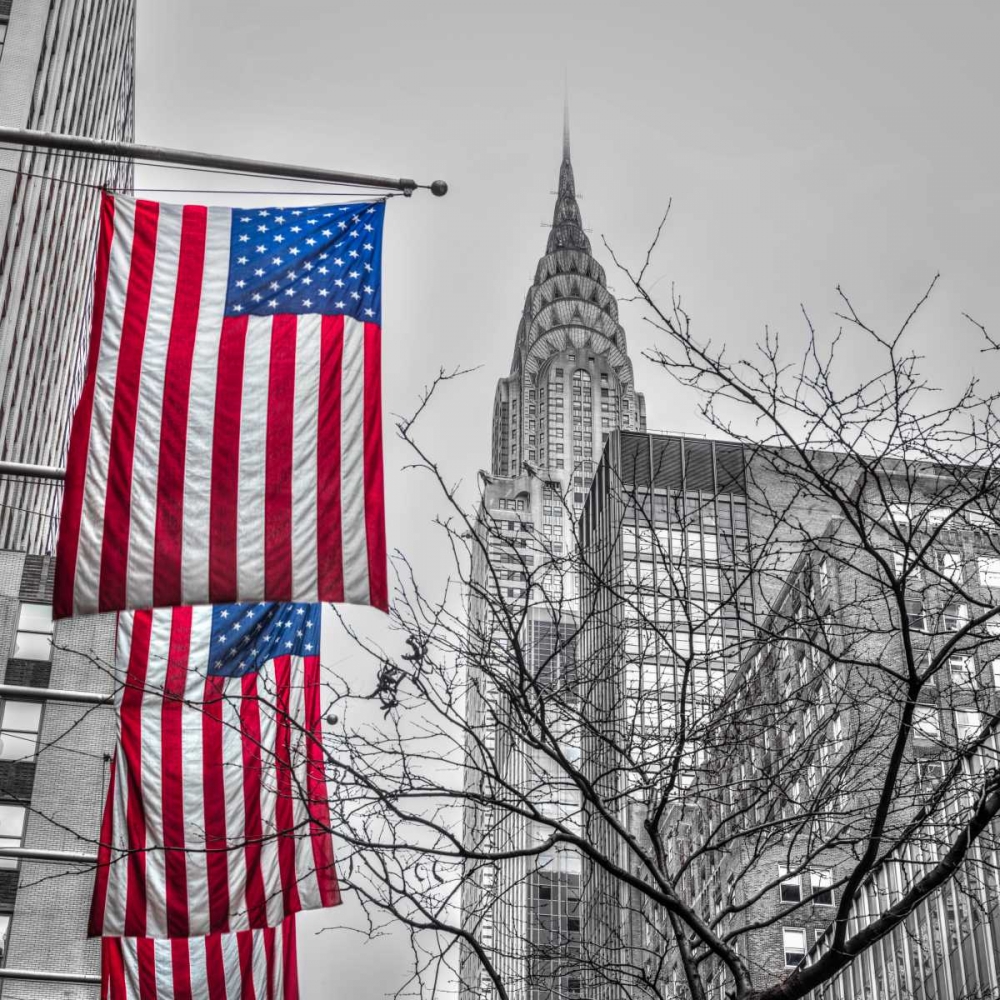 Chrysler Building in New York city art print by Assaf Frank for $57.95 CAD