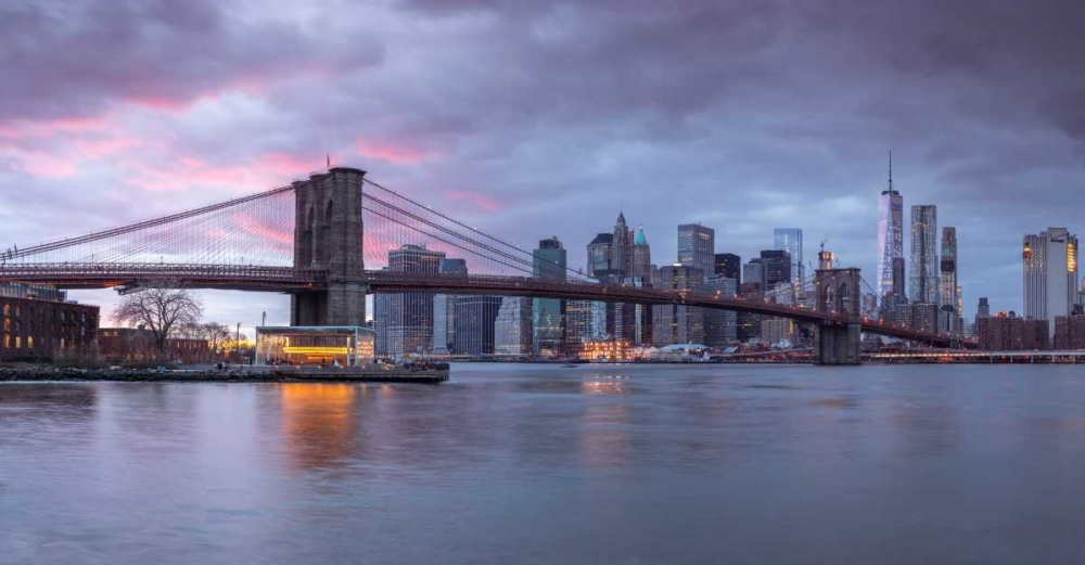 Brooklyn Bridge over East river, New York art print by Assaf Frank for $57.95 CAD