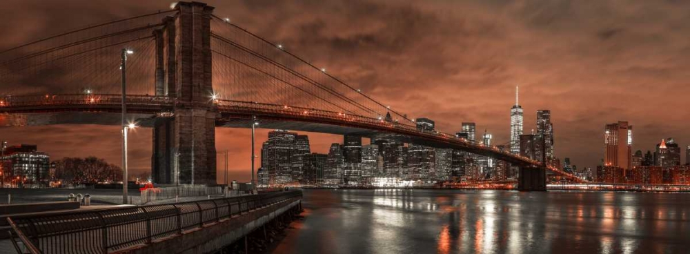 Brooklyn bridge over East river, New York art print by Assaf Frank for $57.95 CAD