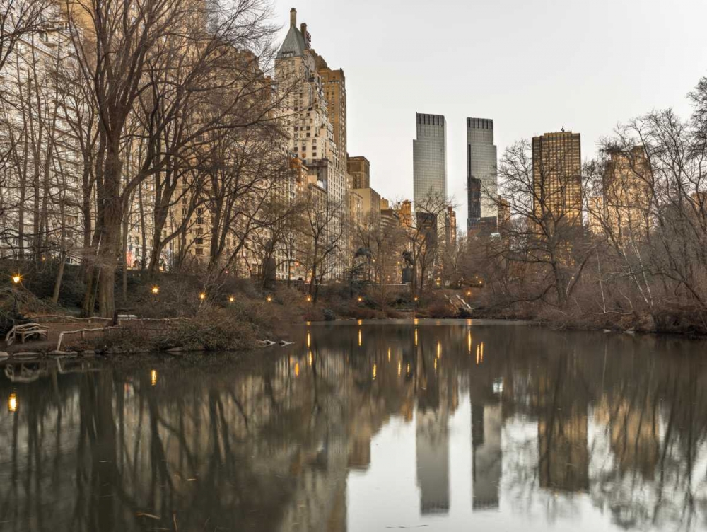 Central park with Manhattan skyline, New York art print by Assaf Frank for $57.95 CAD