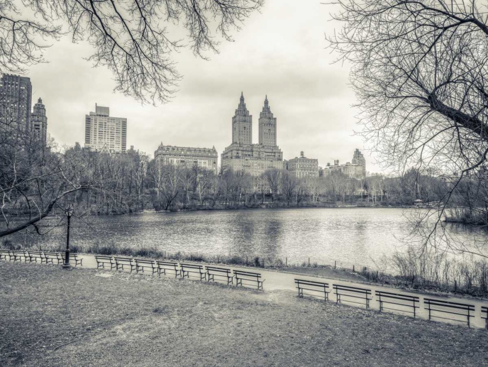 Central park with Manhattan skyline, New York art print by Assaf Frank for $57.95 CAD