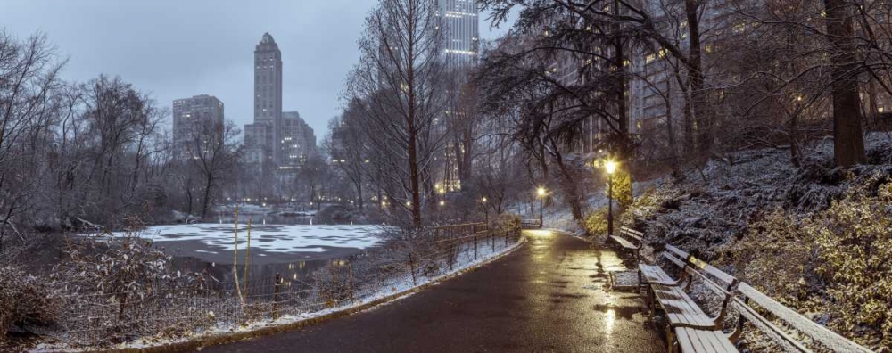 Central park with Manhattan skyline, New York art print by Assaf Frank for $57.95 CAD