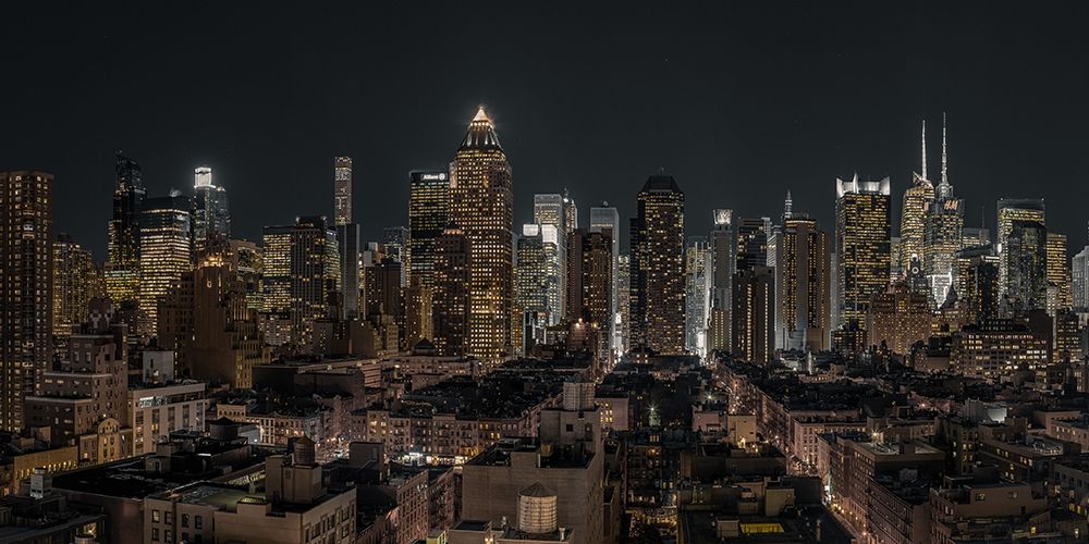 Lower Manhattan-New York art print by Assaf Frank for $57.95 CAD