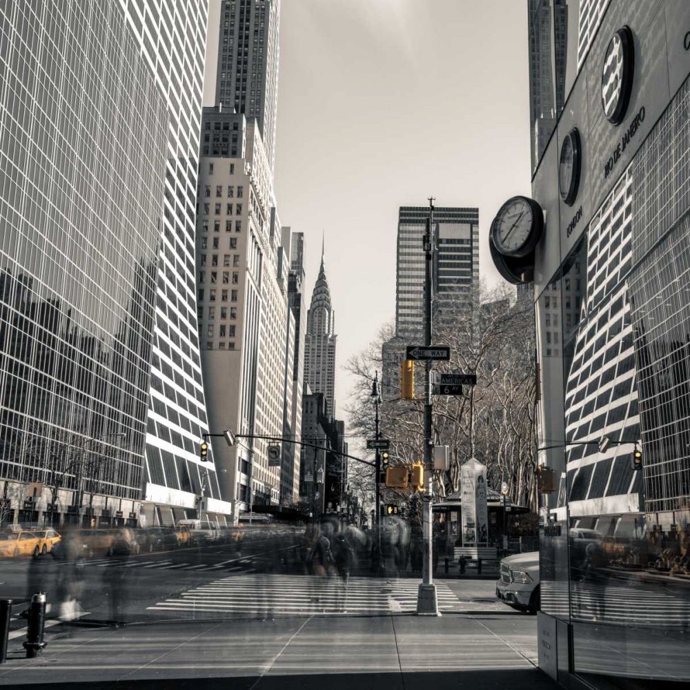 New York cityscape art print by Assaf Frank for $57.95 CAD