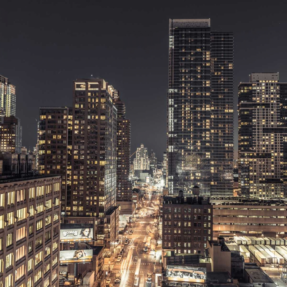 Lower Manhattan cityscape, New York art print by Assaf Frank for $57.95 CAD