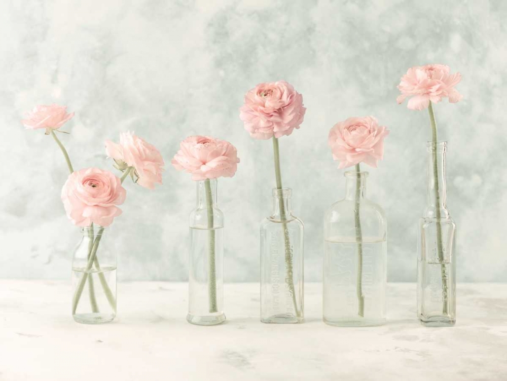 Tulips in glass bottles art print by Assaf Frank for $57.95 CAD