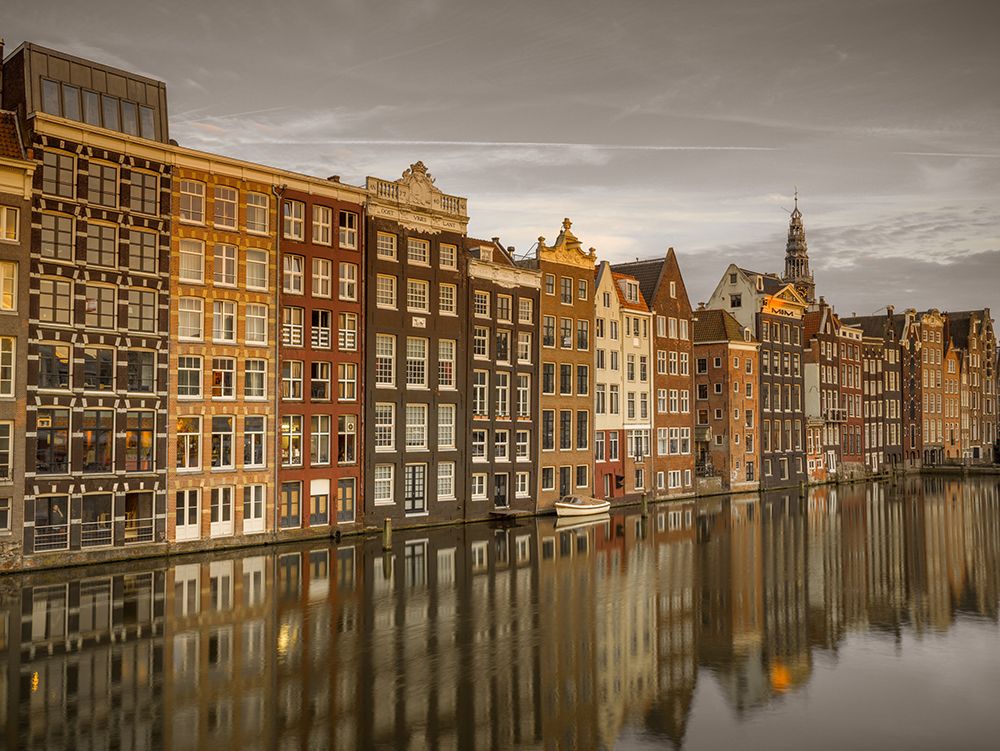 Houses alongside canal, Amsterdam art print by Assaf Frank for $57.95 CAD