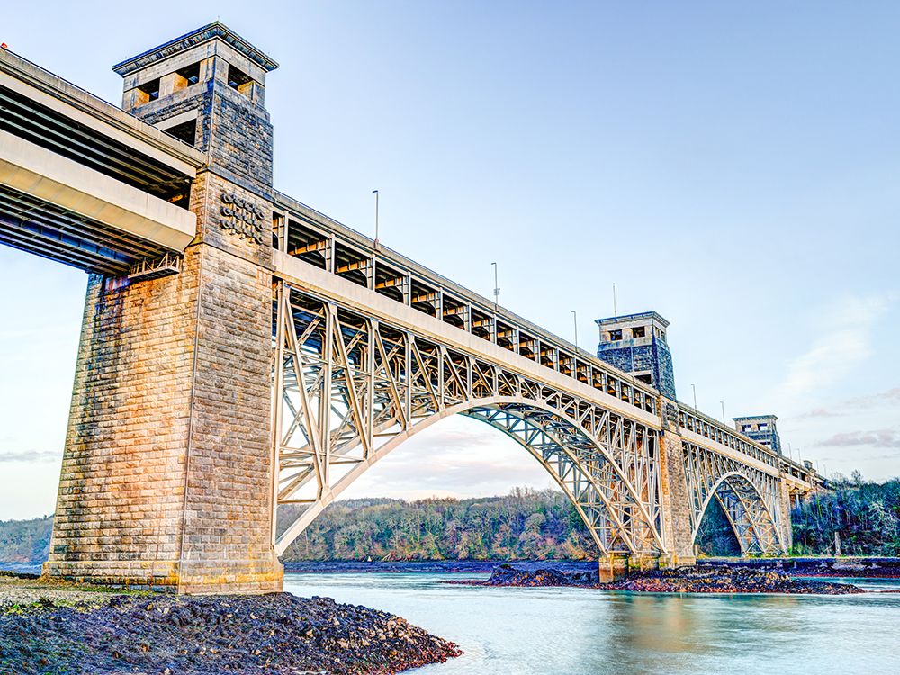 Britania bridge in Conwy, North Wales art print by Assaf Frank for $57.95 CAD