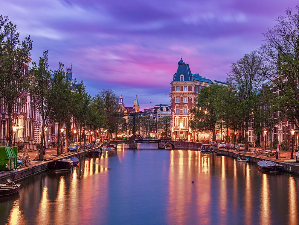 Canal through-city art print by Assaf Frank for $57.95 CAD