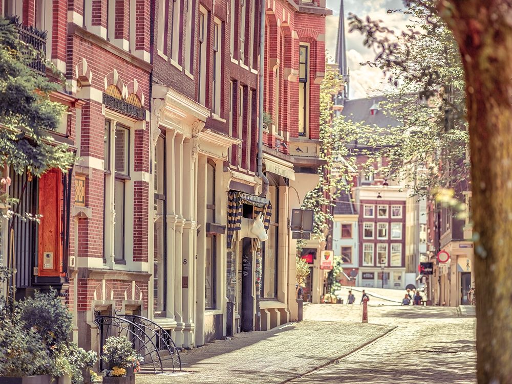 City street-Amsterdam art print by Assaf Frank for $57.95 CAD
